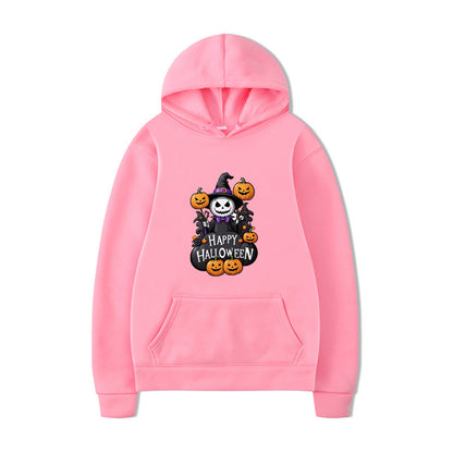 Halloween Printed Hoodie Sweatshirt