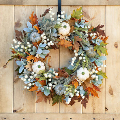 Autumn Pumpkin Leaf Garland Decor