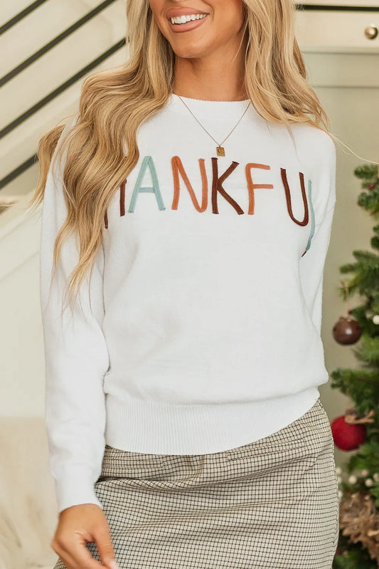 Thankful Knit Long Sleeve Top