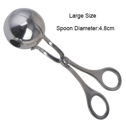 Stainless Steel Meatball Maker – Rice & Fish Ball Mold Tool