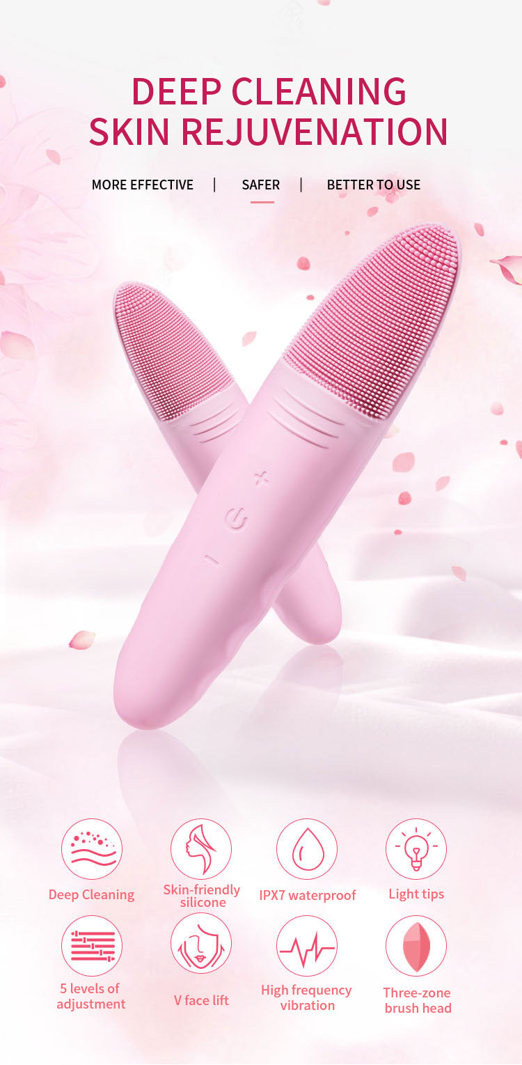 New silicone face washing instrument