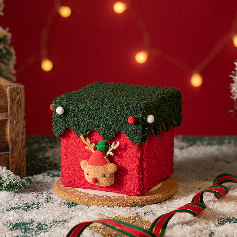 Christmas Velvet Apple Gift Box