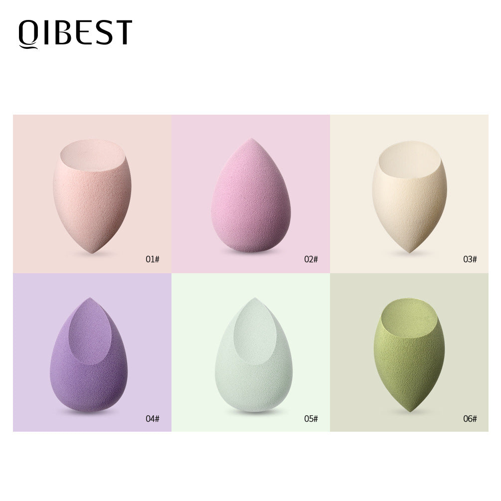 QIBEST Beauty Egg Sponge Wet & Dry Makeup Blender