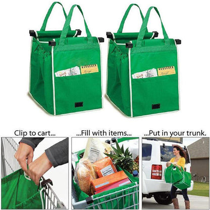 Foldable Eco-Friendly Reusable Shopping Tote Bag – Large Capacity