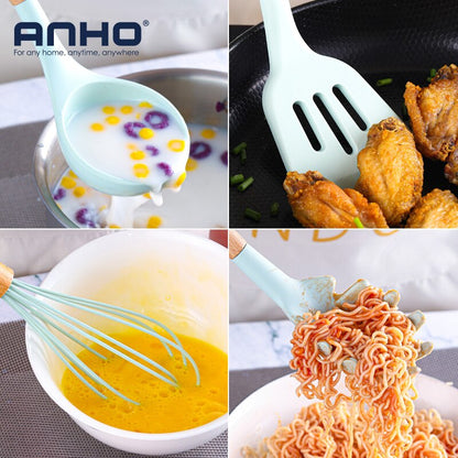 Silicone Kitchen Utensil Set – Non-Stick & Heat Resistant Tools