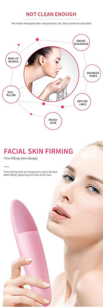 New silicone face washing instrument