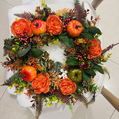 Thanksgiving Hanging Door Wreath