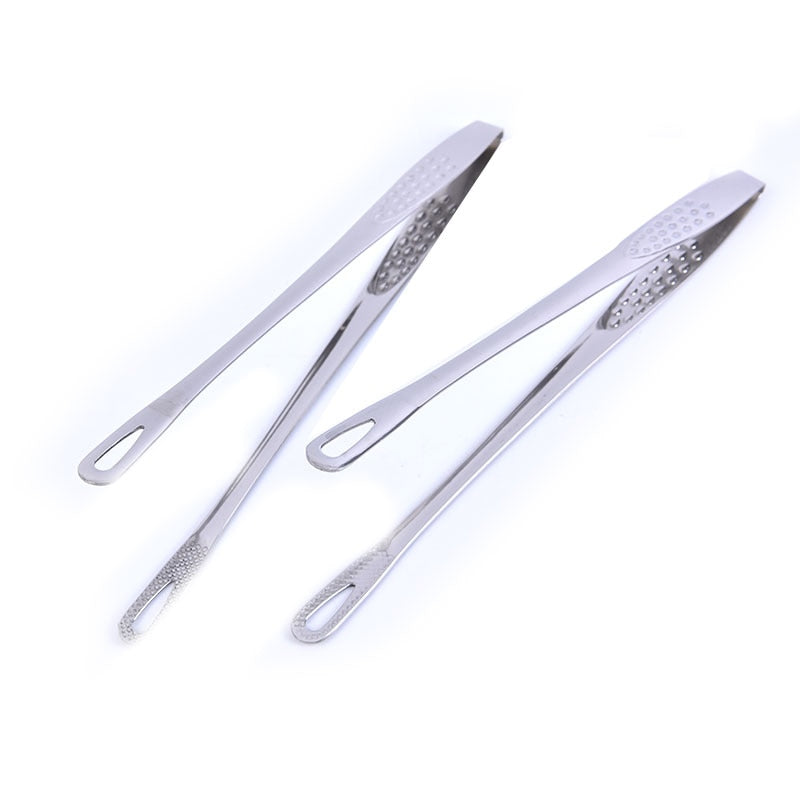 Stainless Steel Food Tongs – Japanese Style BBQ & Serving Clamp