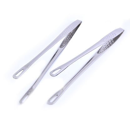 Stainless Steel Food Tongs – Japanese Style BBQ & Serving Clamp