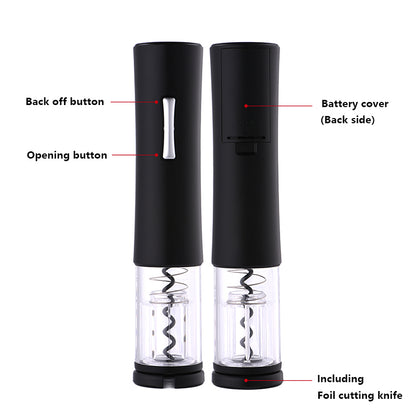 Electric Wine Bottle Opener with Foil Cutter