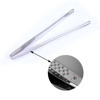 Stainless Steel Food Tongs – Japanese Style BBQ & Serving Clamp
