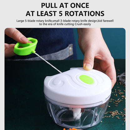 Manual Garlic Press & Vegetable Cutter