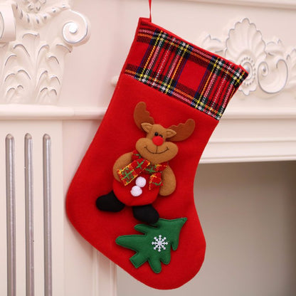 Plush 3D Medium Christmas Stockings