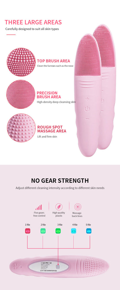 New silicone face washing instrument