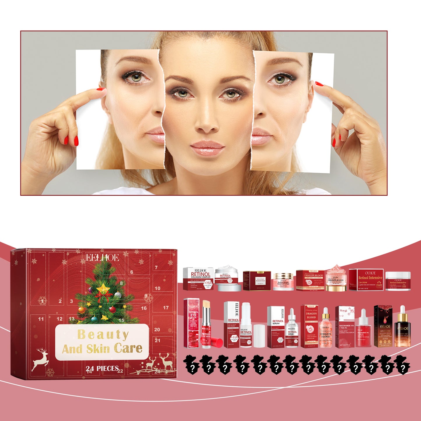 24-Grid Beauty Skincare Surprise Blind Box