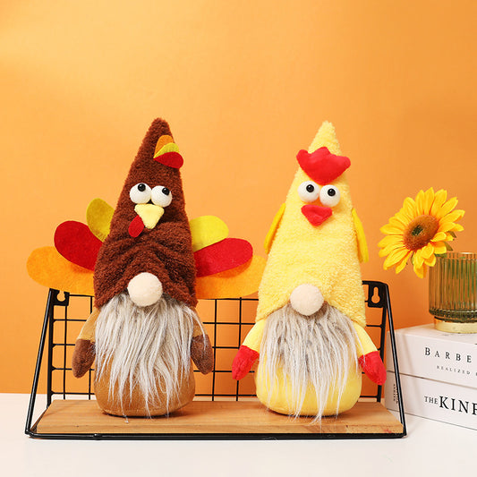 Thanksgiving Turkey Plush Doll