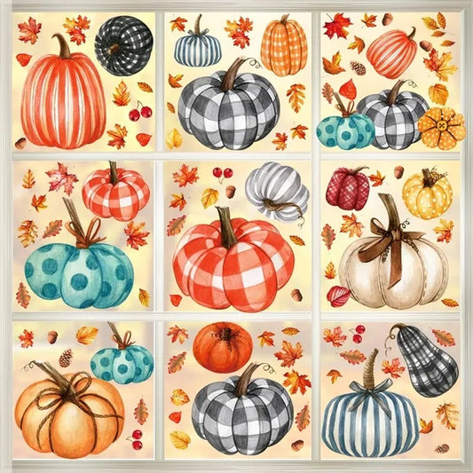Thanksgiving Window Clings Set (98 PCS)