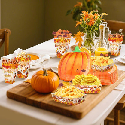 Thanksgiving Dinnerware Set (134 PCS)