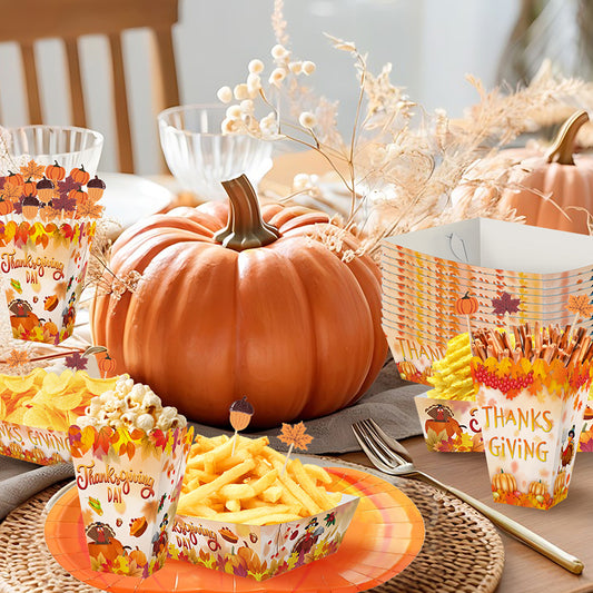 Thanksgiving Party Tableware Set (134 PCS)