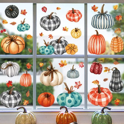 Thanksgiving Window Clings Set (98 PCS)