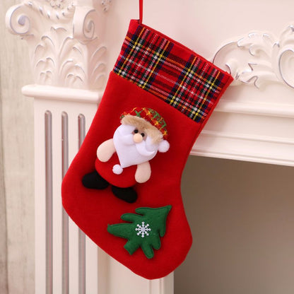 Plush 3D Medium Christmas Stockings
