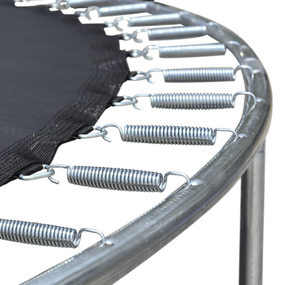 14FT Outdoor Trampoline with Basketball Hoop & Safety Net