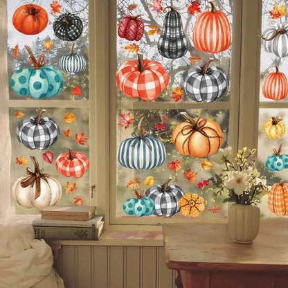 Thanksgiving Window Clings Set (98 PCS)