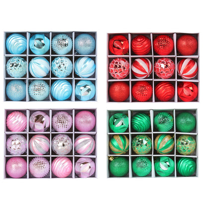 Colorful Christmas Tree Ball Ornament