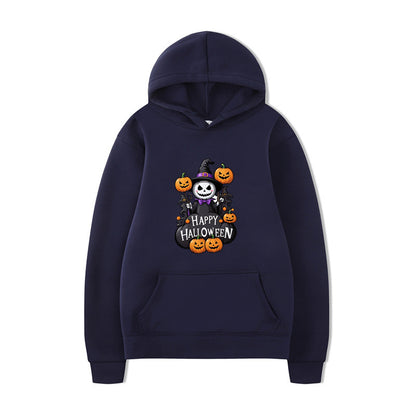 Halloween Printed Hoodie Sweatshirt