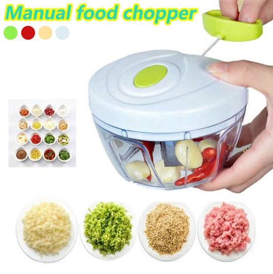 Manual Garlic Press & Vegetable Cutter