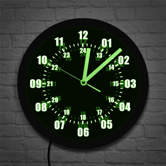 LED Luminous Wall Clock Home Decoration Clock