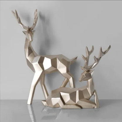 Fortune Deer Resin Home Decoration
