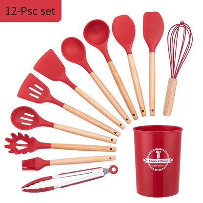 Silicone Kitchen Utensil Set – Non-Stick & Heat Resistant Tools
