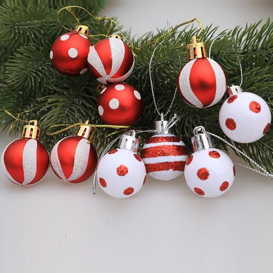 Mini Painted Christmas Balls