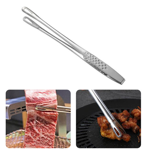 Stainless Steel Food Tongs – Japanese Style BBQ & Serving Clamp