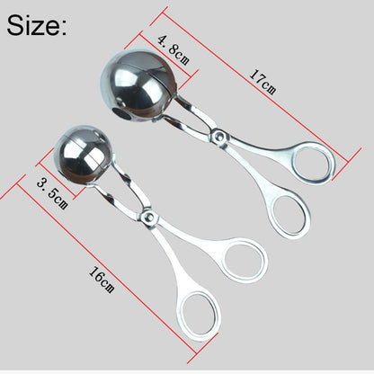 Stainless Steel Meatball Maker – Rice & Fish Ball Mold Tool
