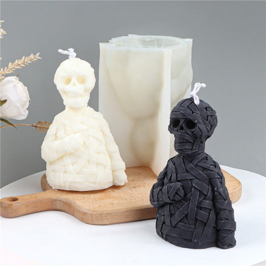 Zombie Skull Silicone Candle Mold