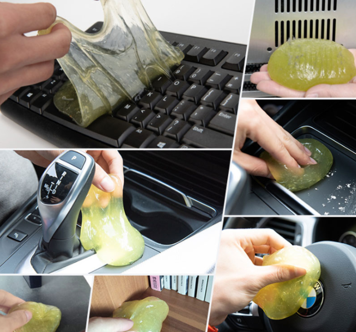 2pcs Magic Dust Cleaning Gel for Electronics