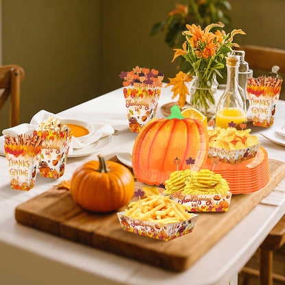 Thanksgiving Party Tableware Set (134 PCS)