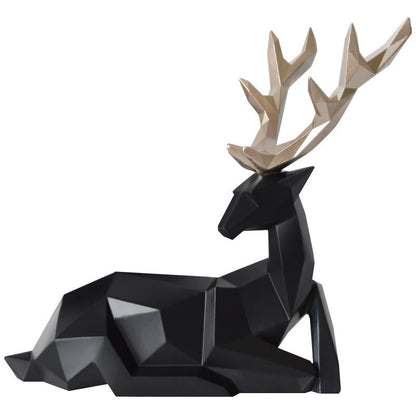Fortune Deer Resin Home Decoration