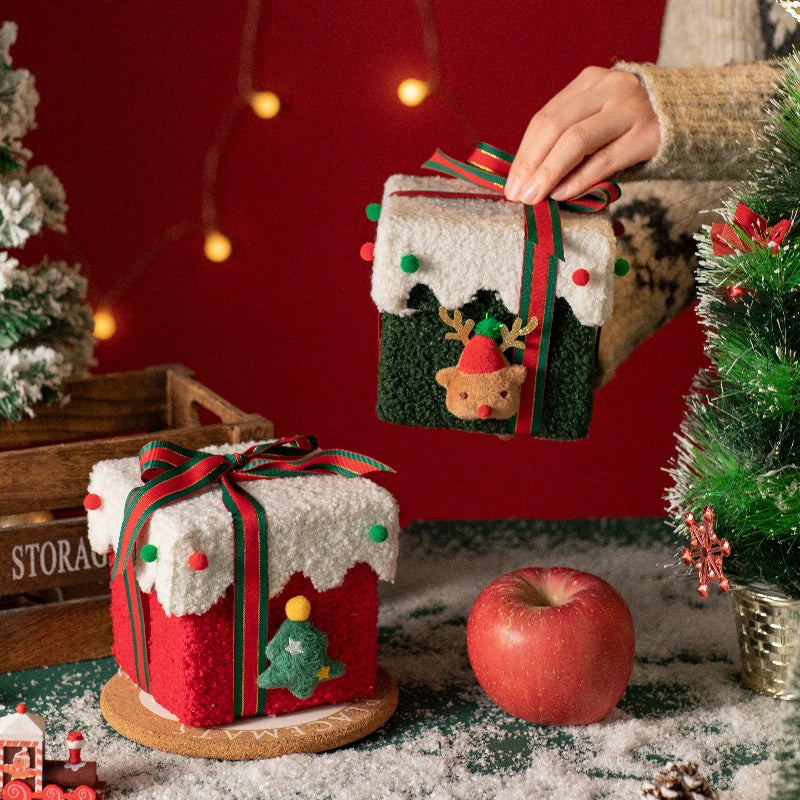 Christmas Velvet Apple Gift Box