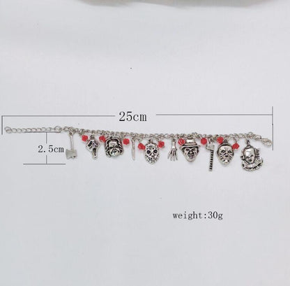 Horror Movie Charm Bracelet