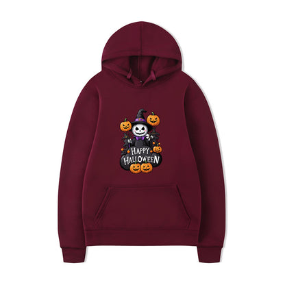Halloween Printed Hoodie Sweatshirt