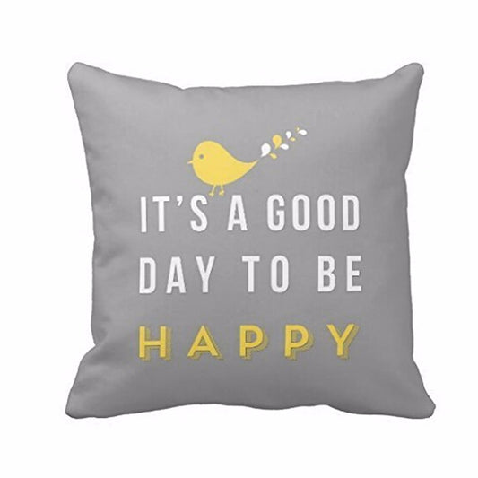 Nordic Grey Square Pillow Case