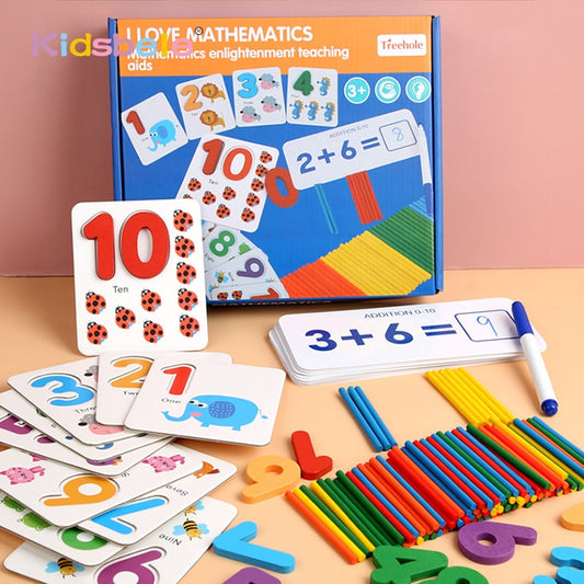 Montessori Wooden Math Learning Toy for Kids