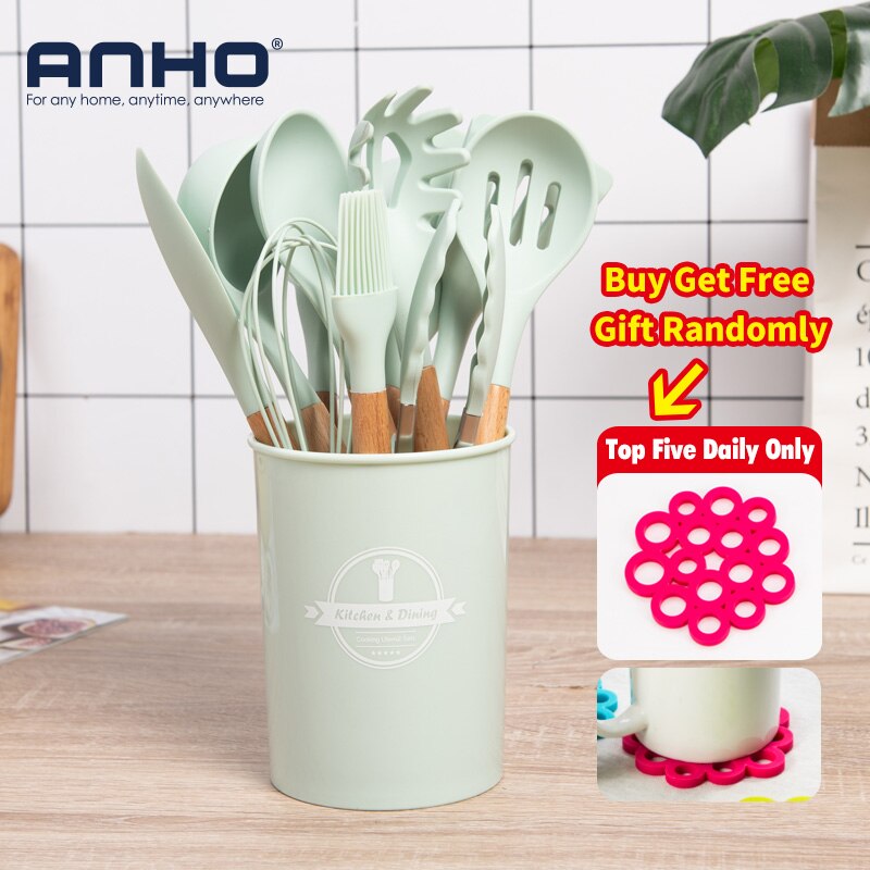 Silicone Kitchen Utensil Set – Non-Stick & Heat Resistant Tools