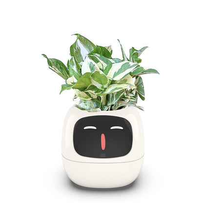 USB Auto-Absorbent Planter – Eco-Friendly PP Resin Round Pot