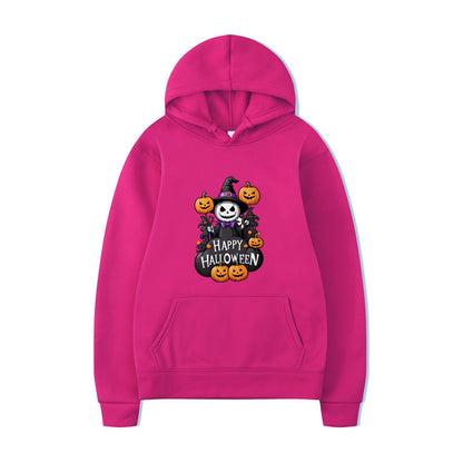 Halloween Printed Hoodie Sweatshirt