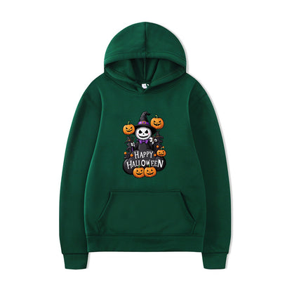 Halloween Printed Hoodie Sweatshirt