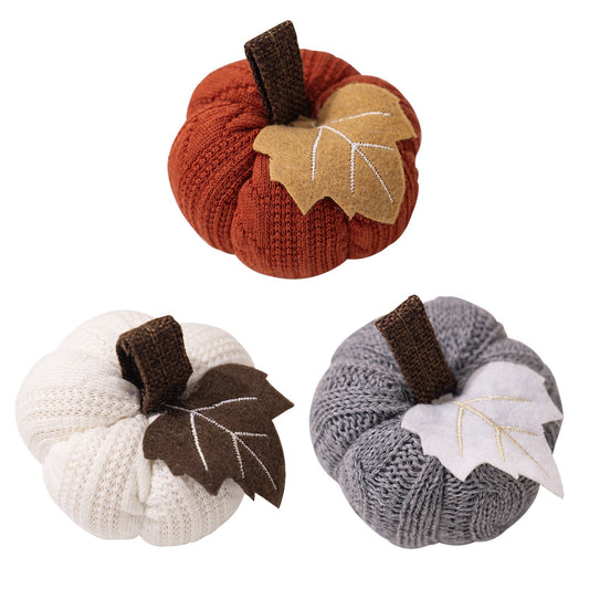 Knitted Pumpkin Harvest Ornament